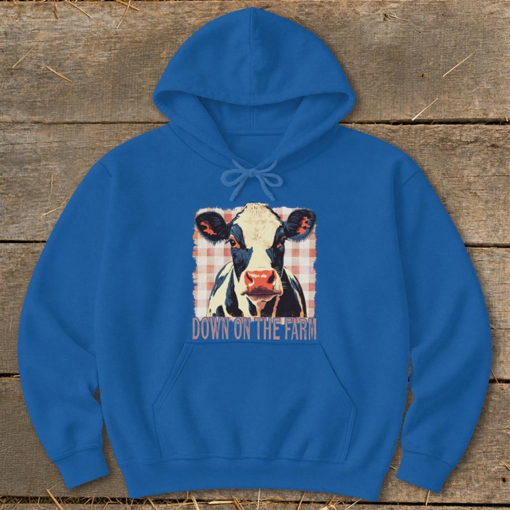 On the Farm Cow Hoodie