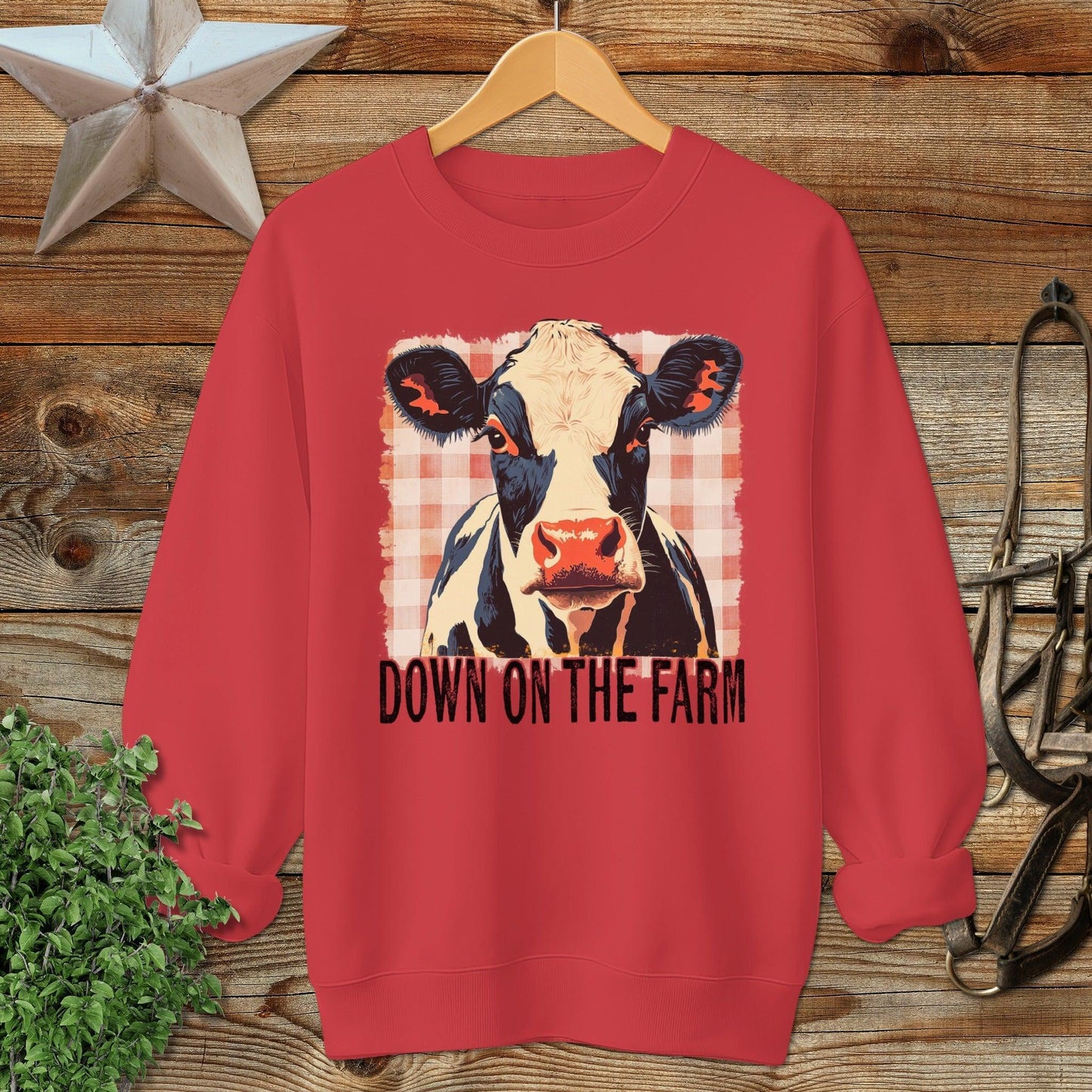 On the Farm Cow Sweatshirt