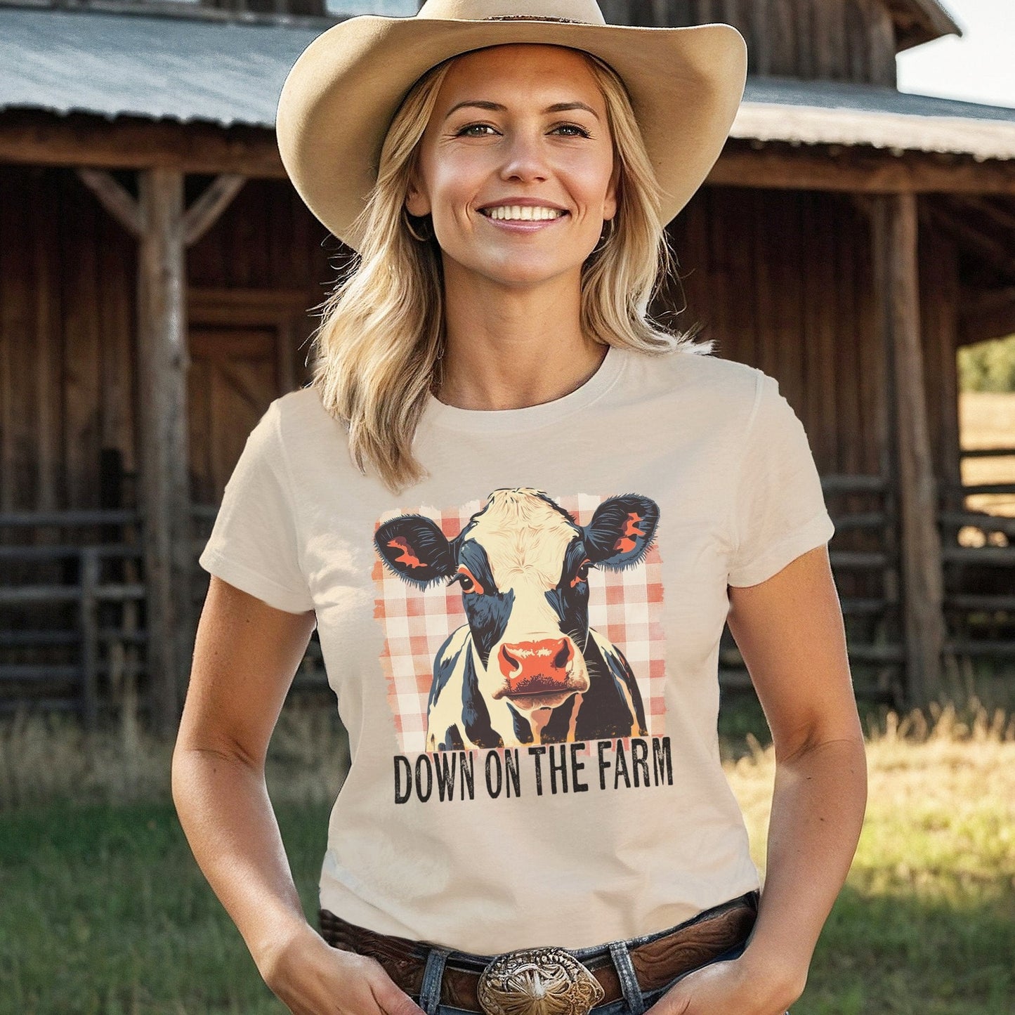 On the Farm Cow T-shirt