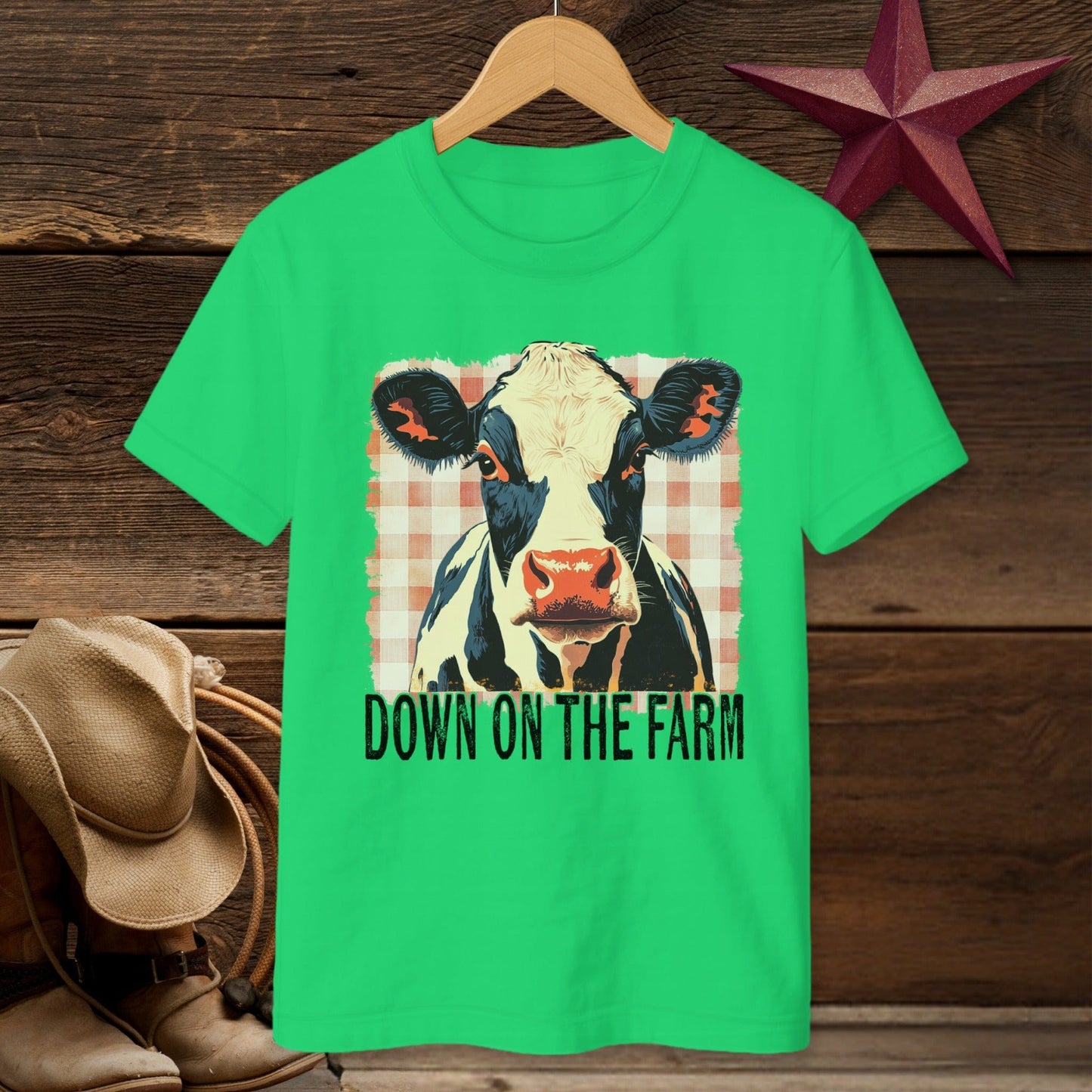 On the Farm Cow T-shirt (Youth)
