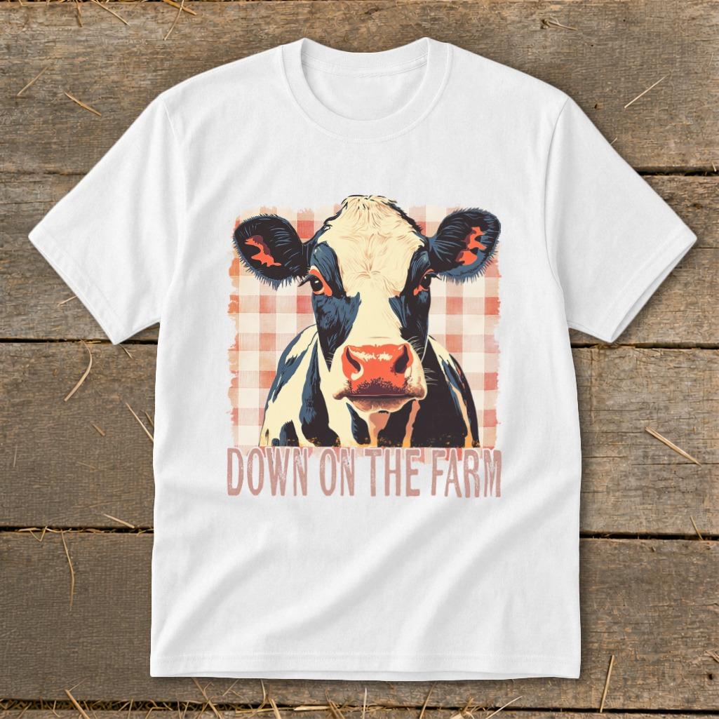 On the Farm Cow Youth Tee