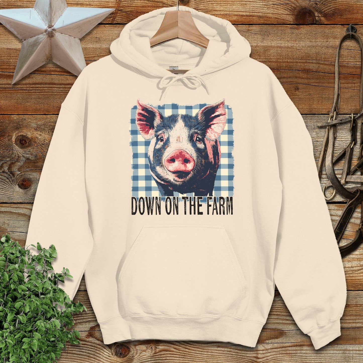 On the Farm Pig Hoodie