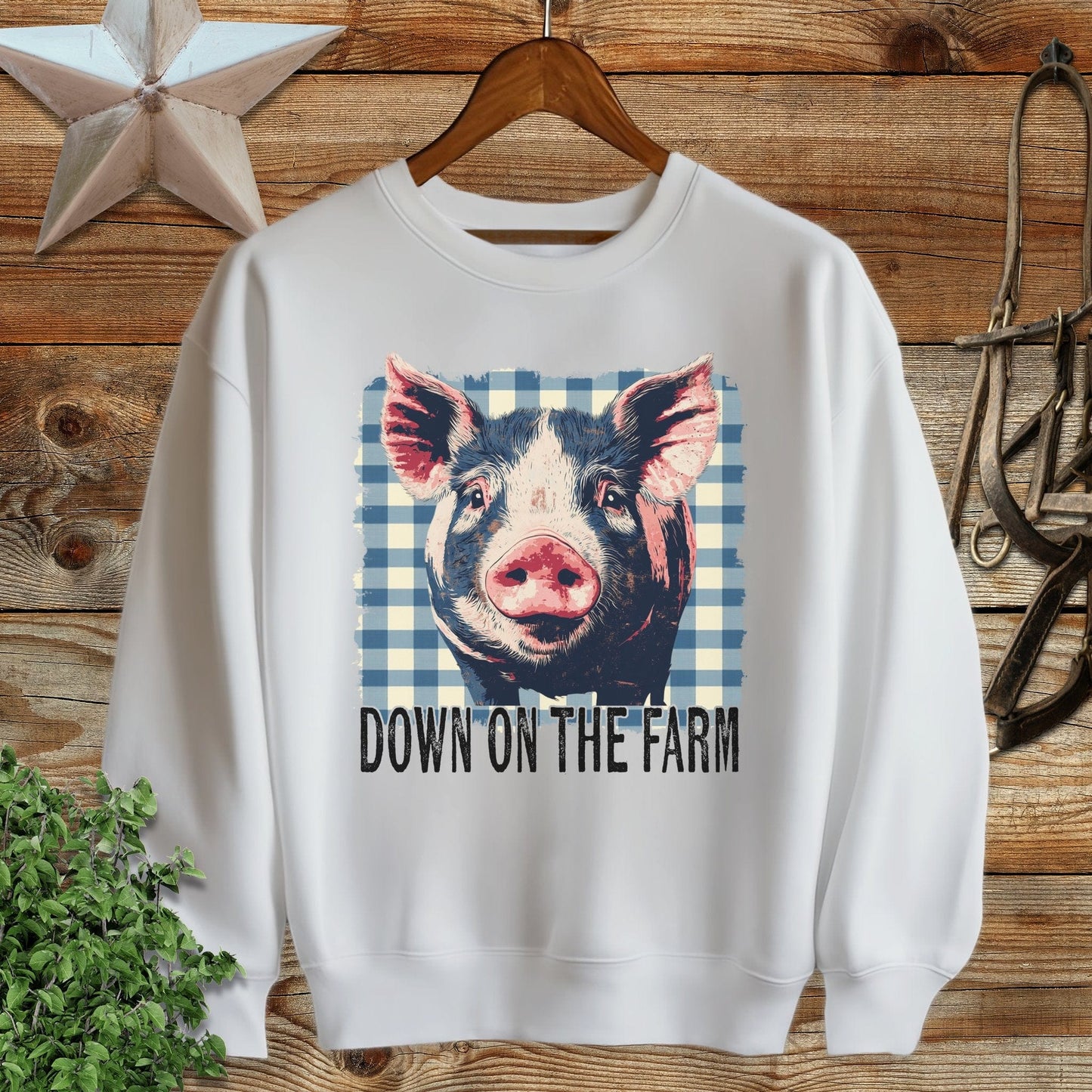 On the Farm Pig Sweatshirt