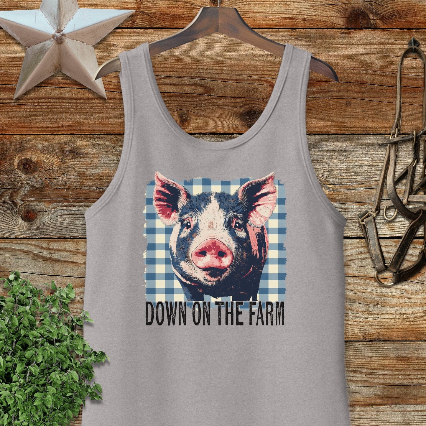On the Farm Pig Tank Top