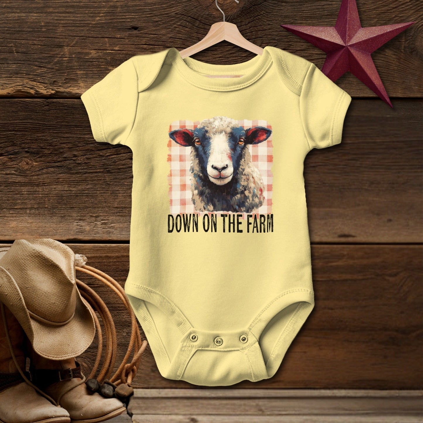 On the Farm Sheep Bodysuit (Baby)