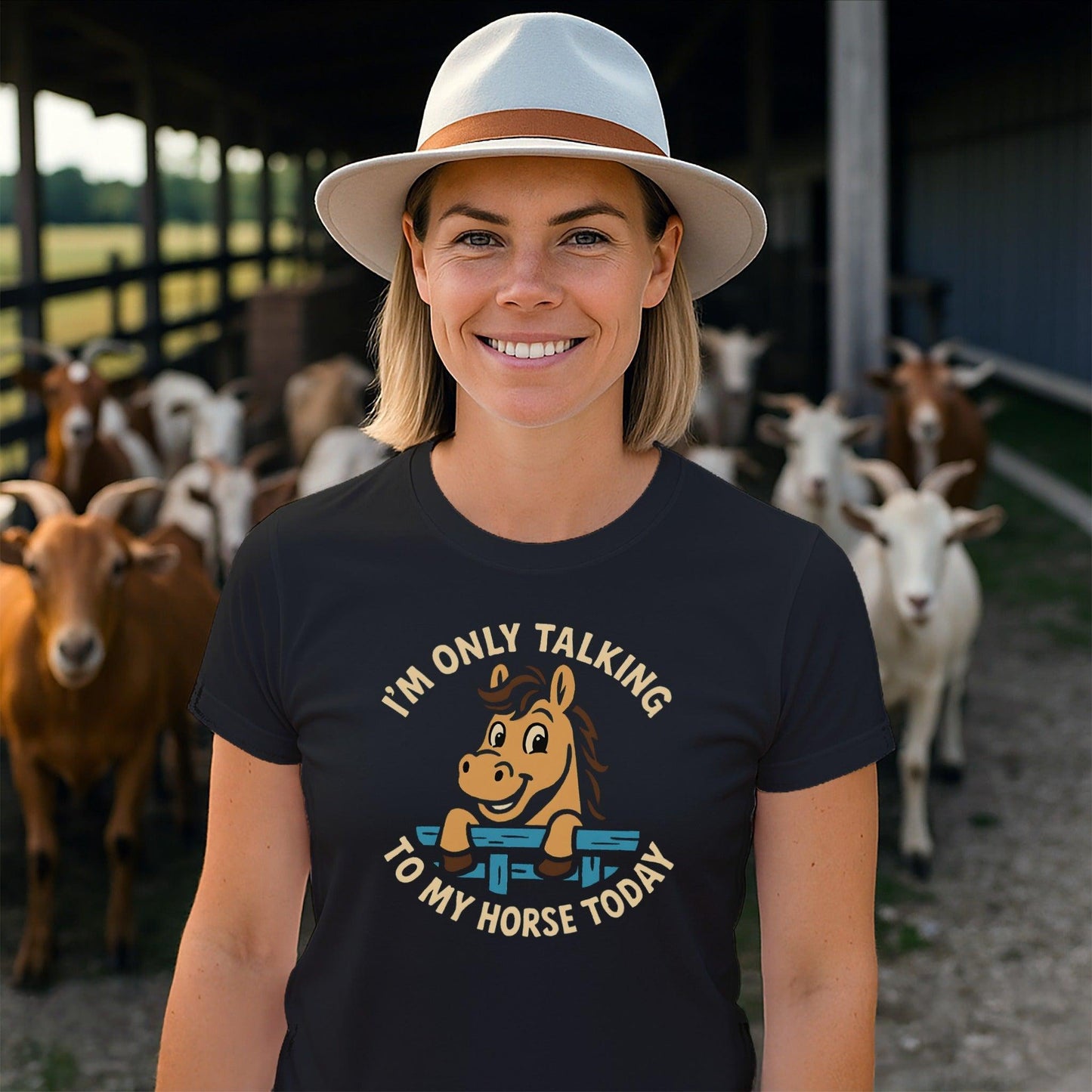 Only Talking to My Horse T-shirt