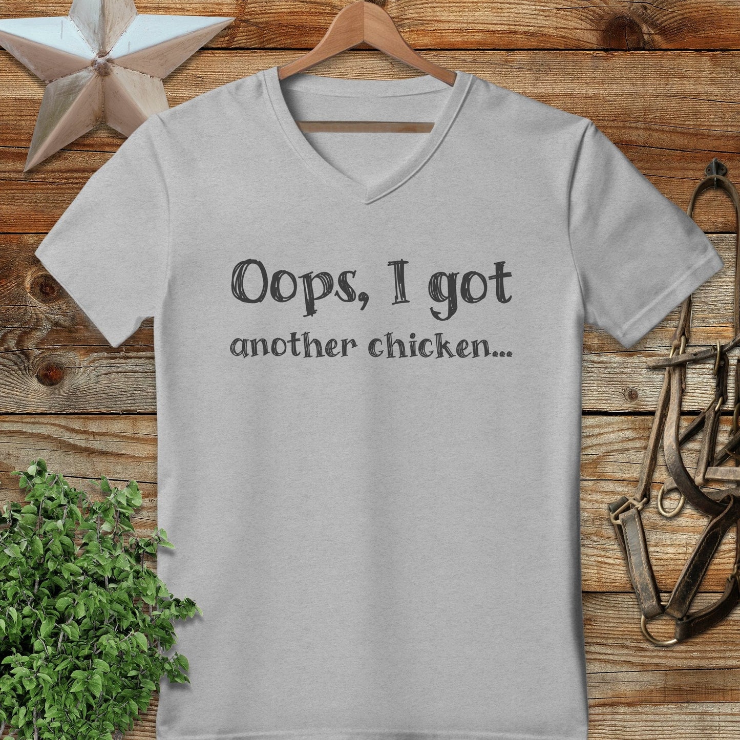 Oops Another Chicken V-neck