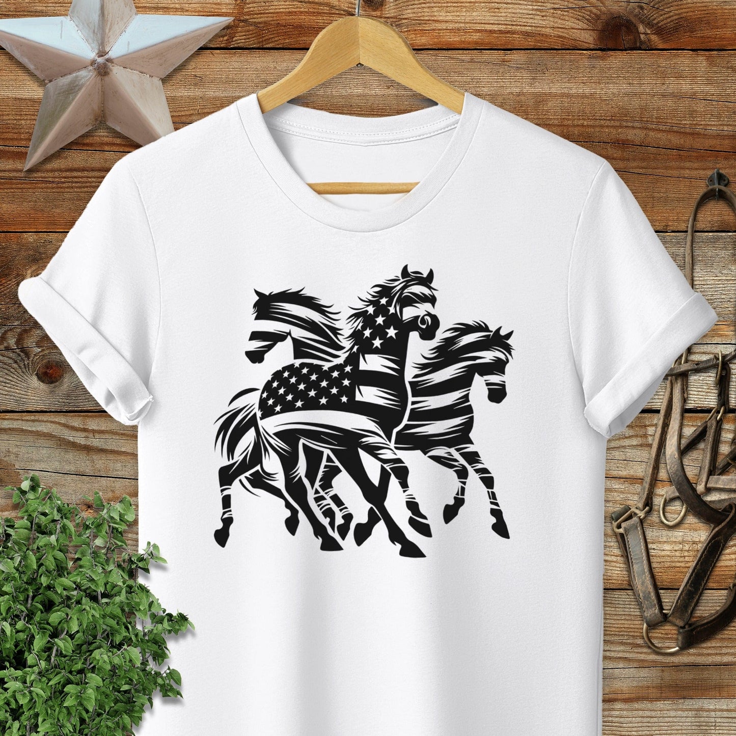 Patriotic Grace Horses T-shirt