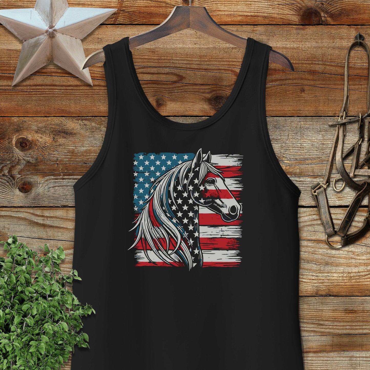 Patriotic Horse Tank Top