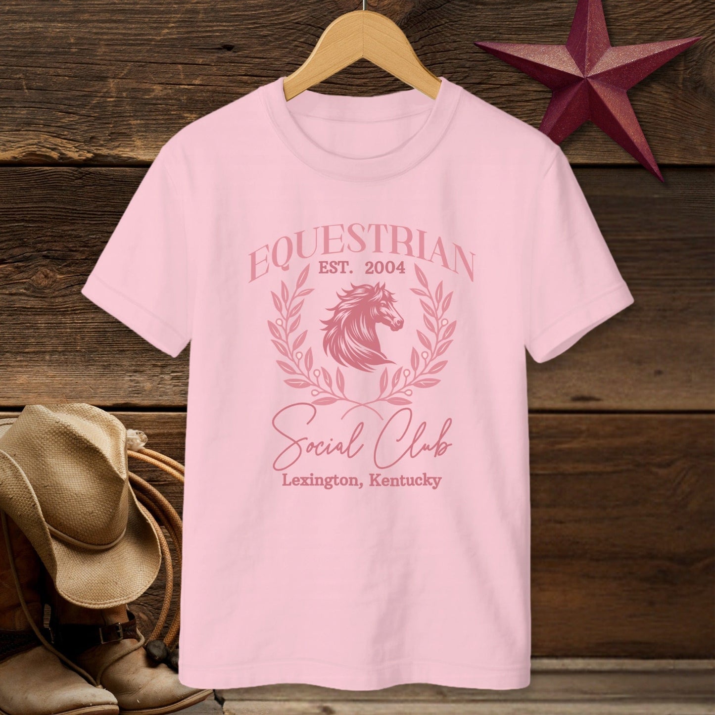 Personalized Equestrian Social Club T-shirt (Youth)