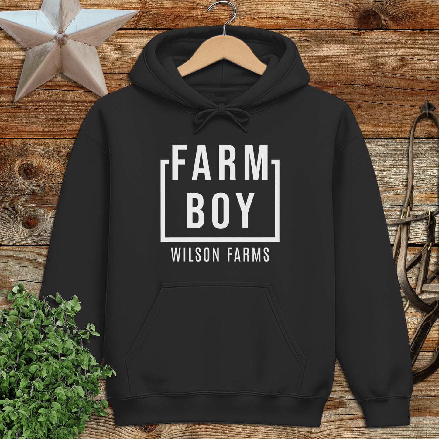 Personalized Farm Boy Hoodie