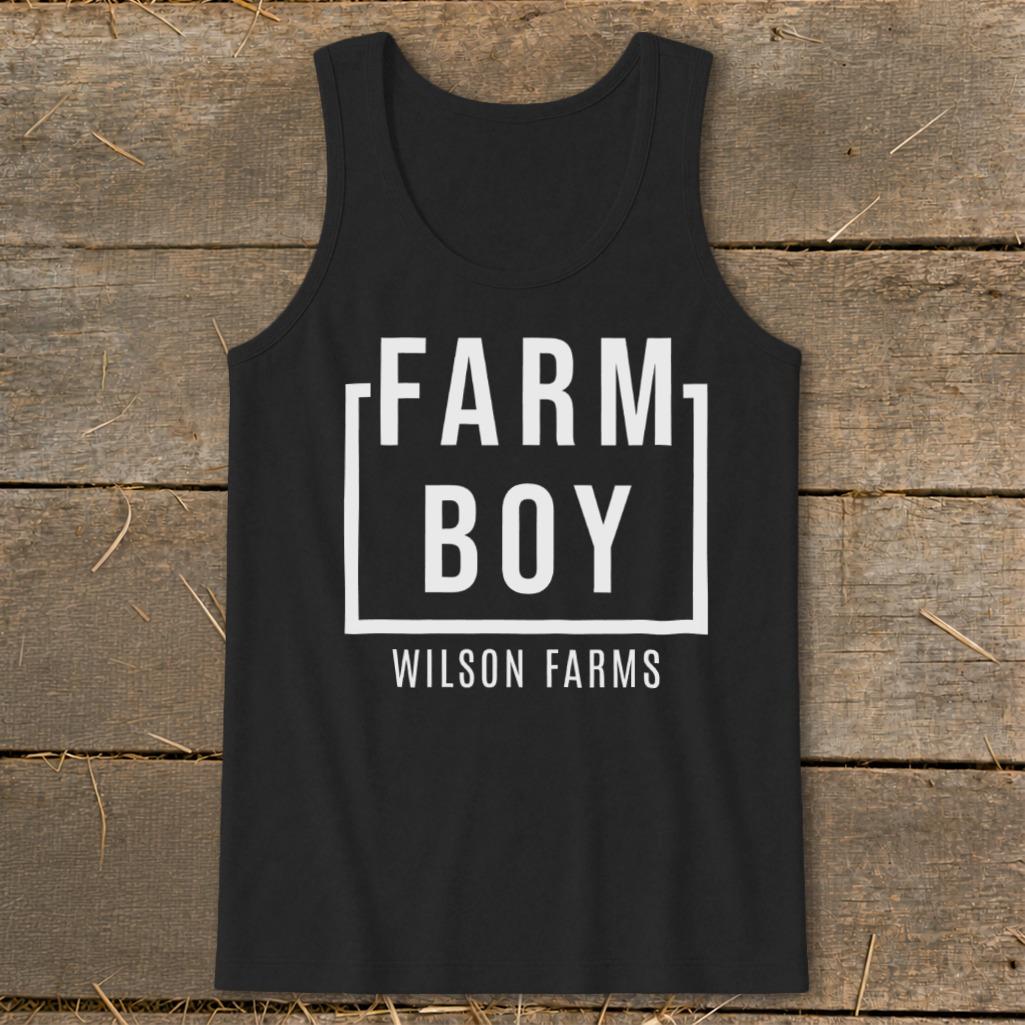 Personalized Farm Boy Tank Top