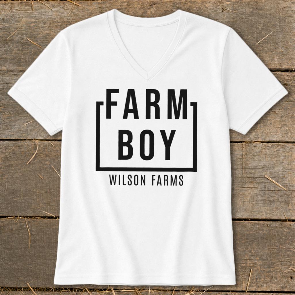 Personalized Farm Boy V-neck