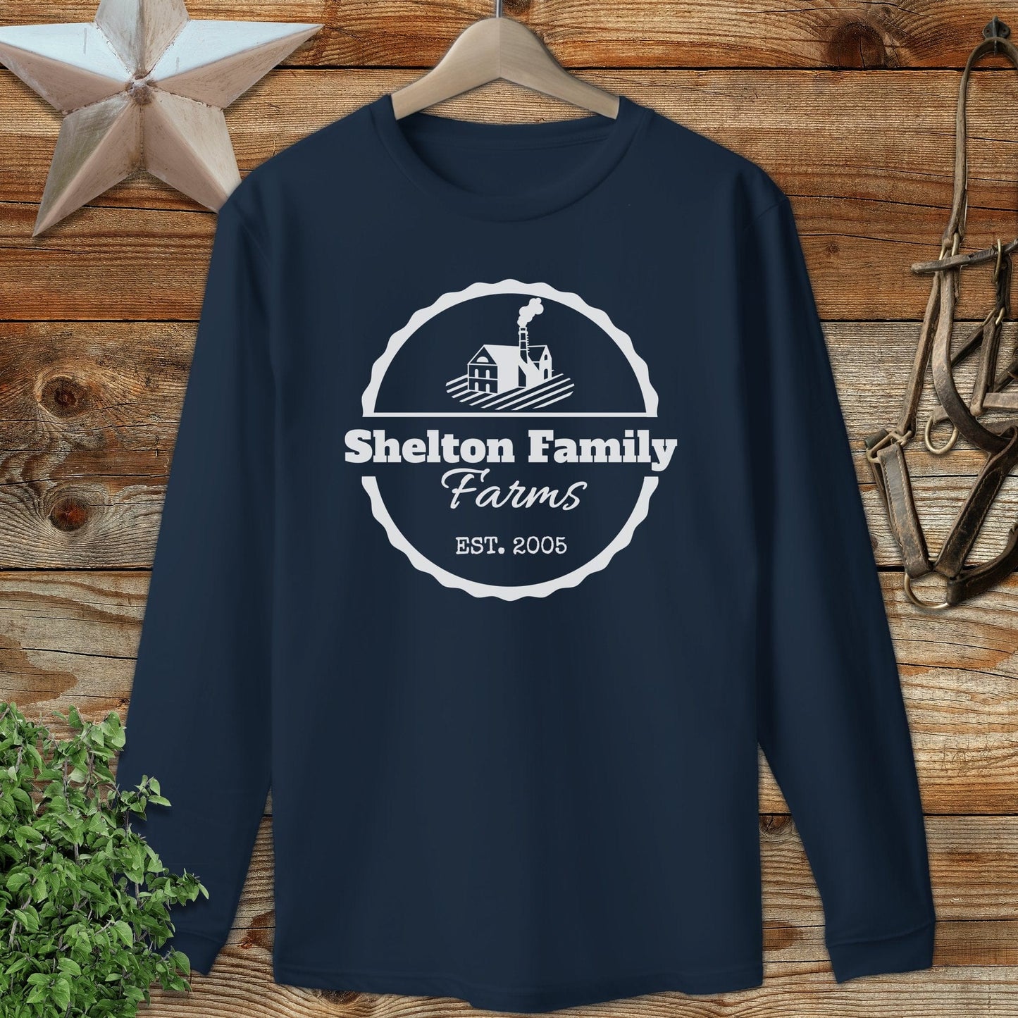 Personalized Farm Long Sleeve Tee