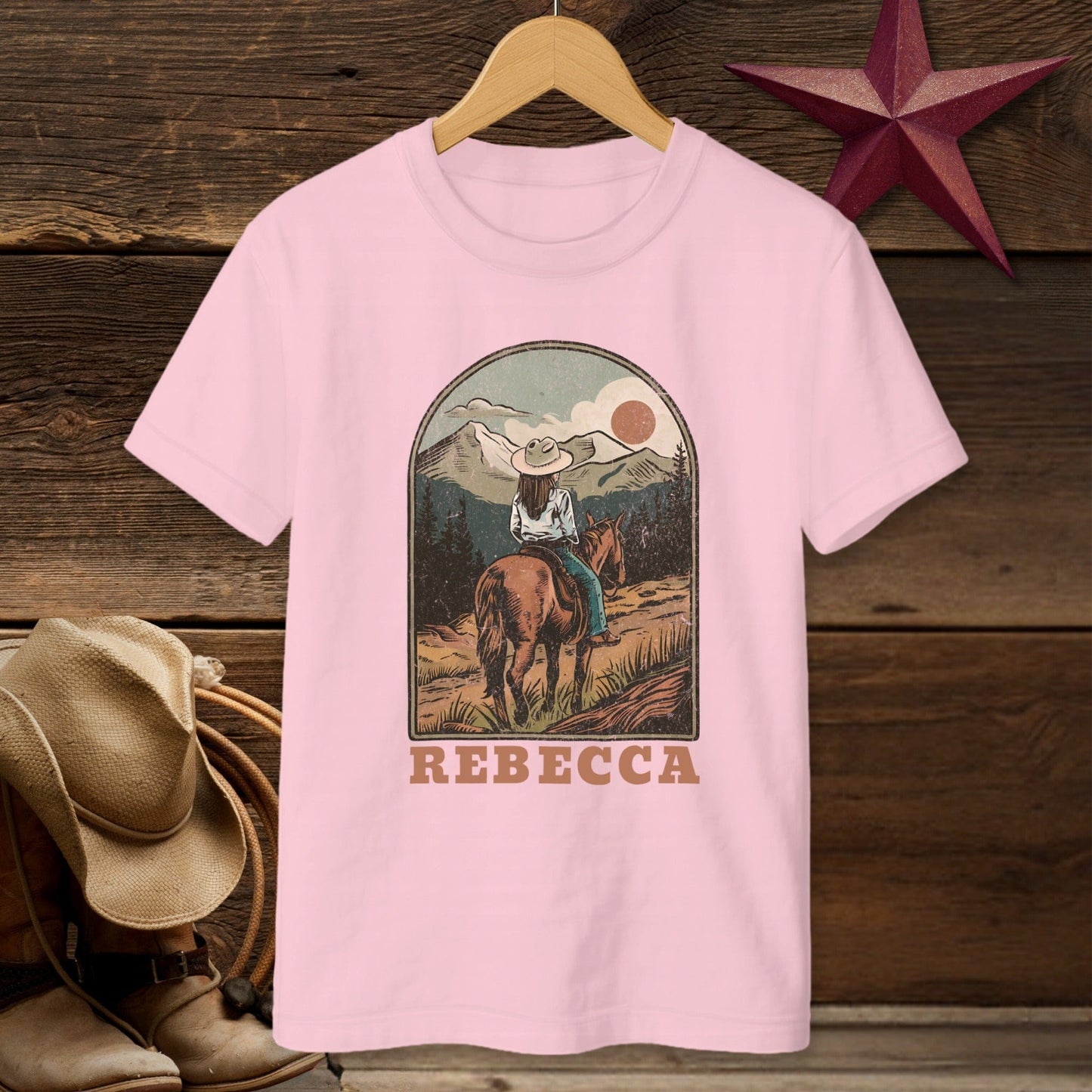 Personalized Horse Rider T-shirt (Youth)