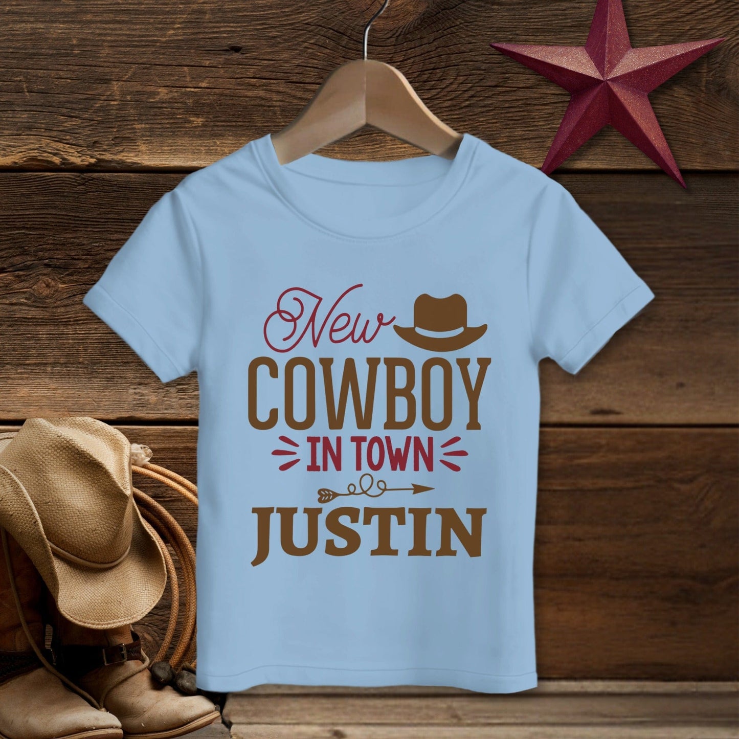 Personalized New Cowboy T-shirt (Toddler)