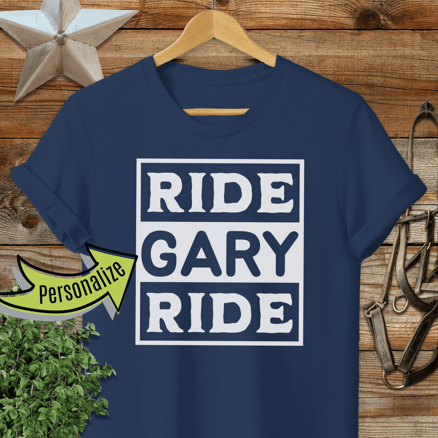 Personalized Ride T-shirt