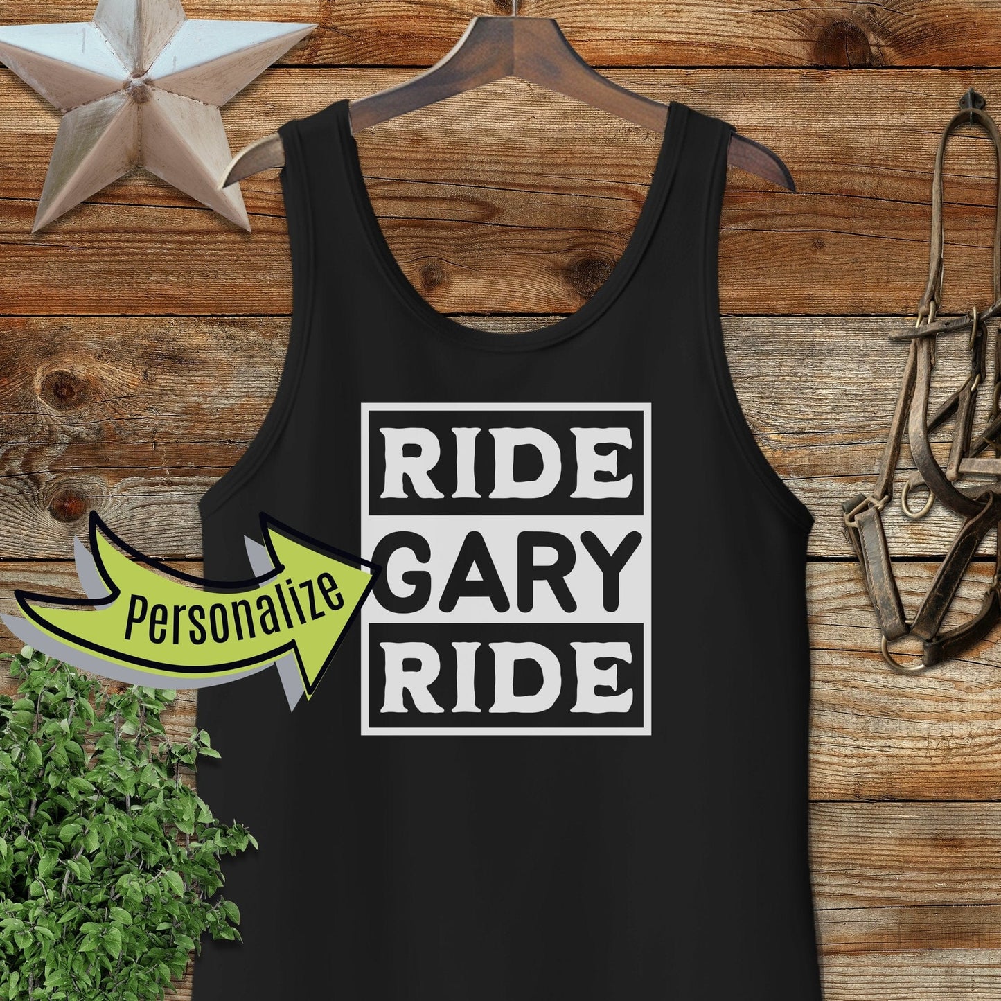 Personalized Ride Tank Top