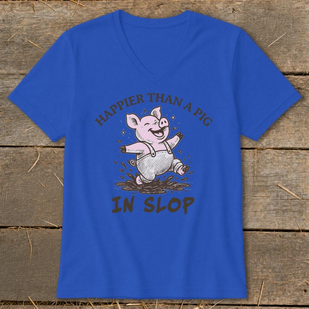 Pig in Slop V-neck