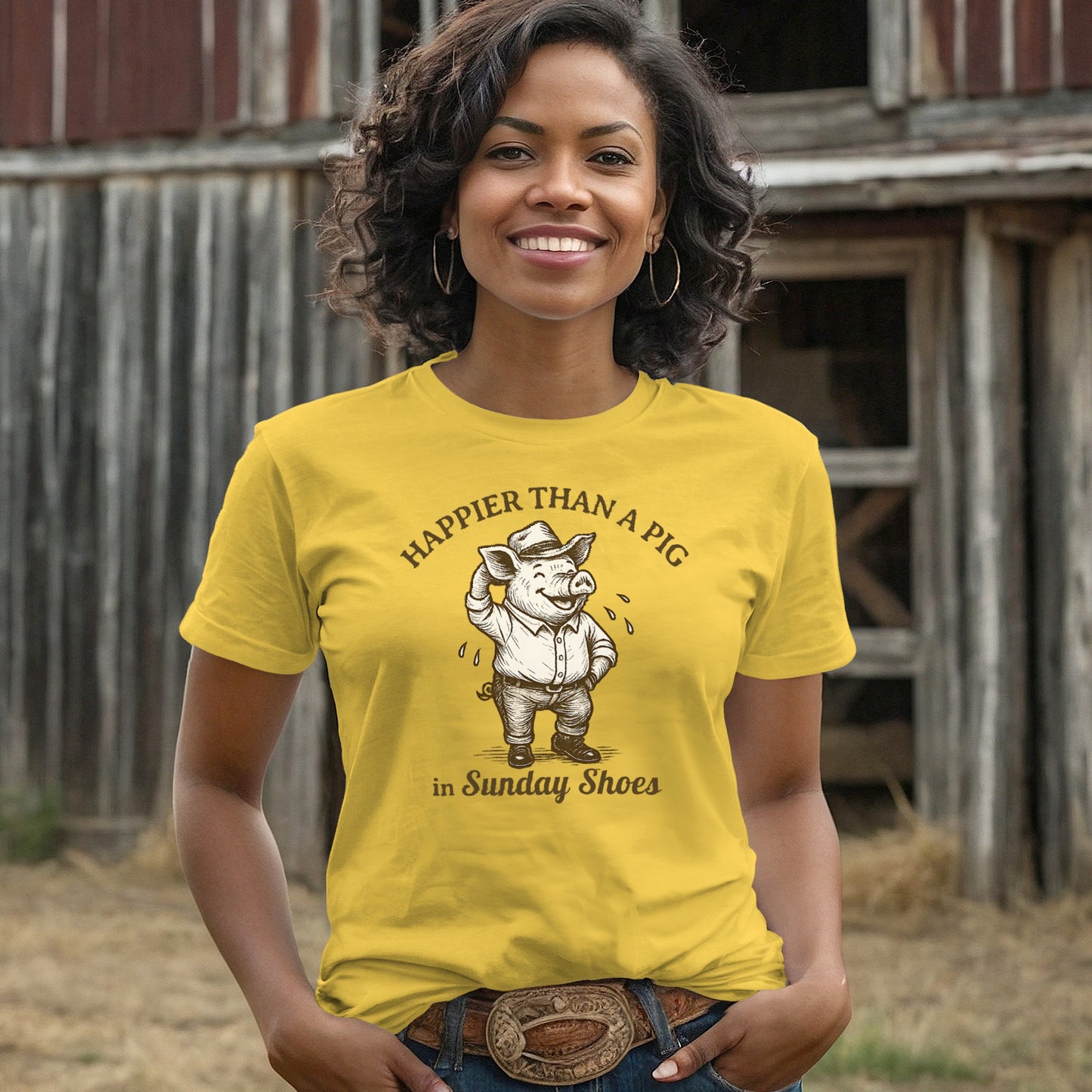 Pig in Sunday Shoes T-shirt