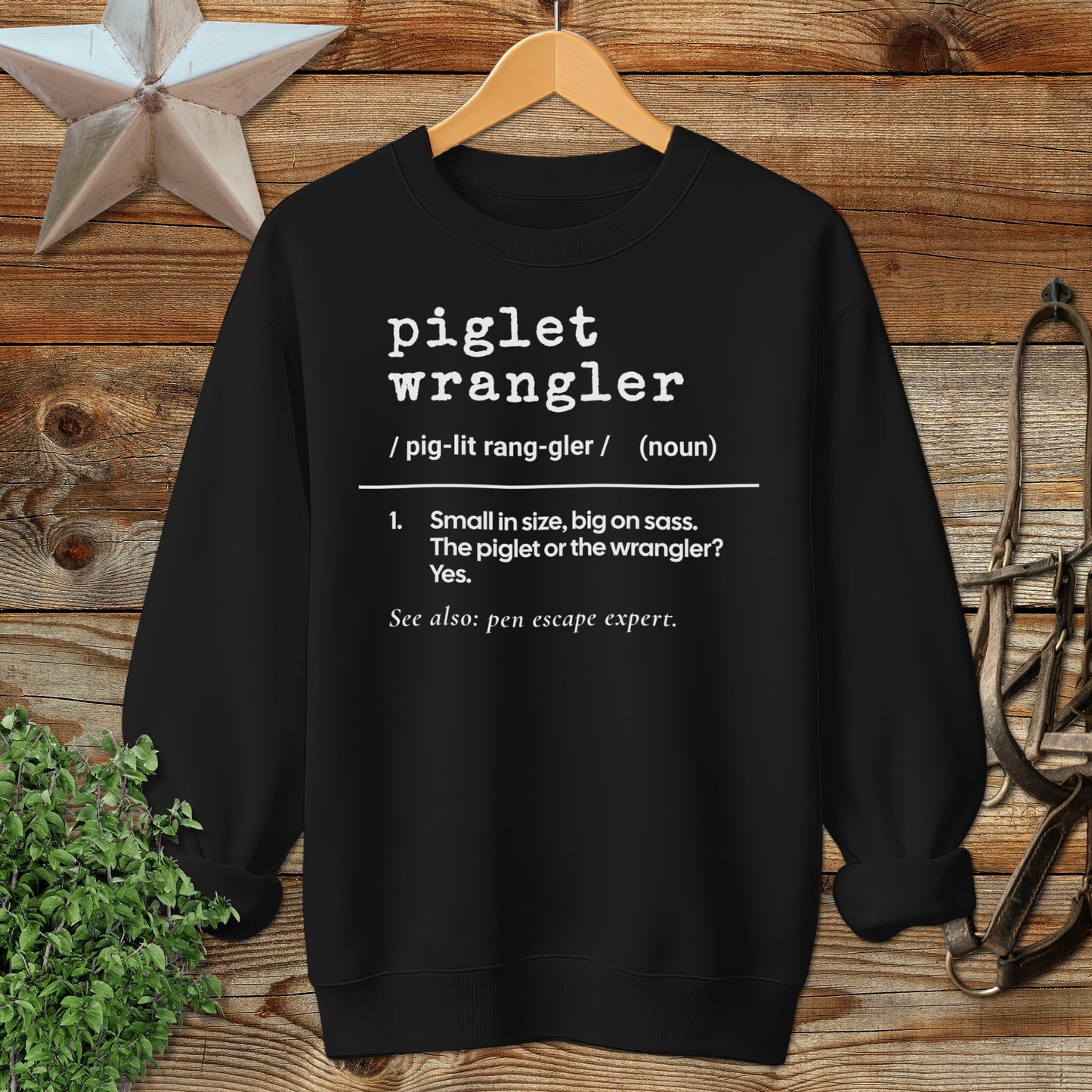 Piglet Wrangler Definition Sweatshirt