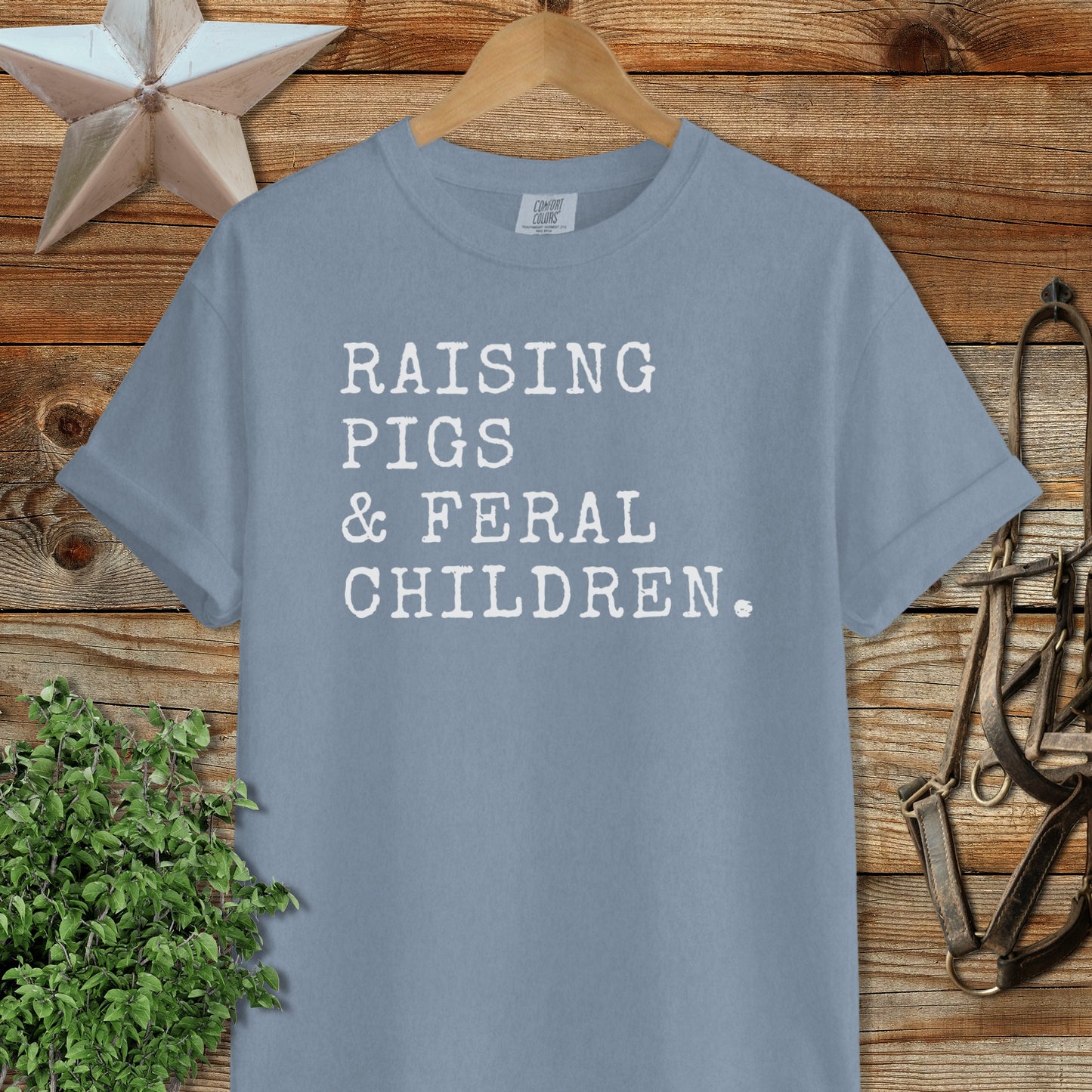 Pigs & Feral Children Heavyweight Tee