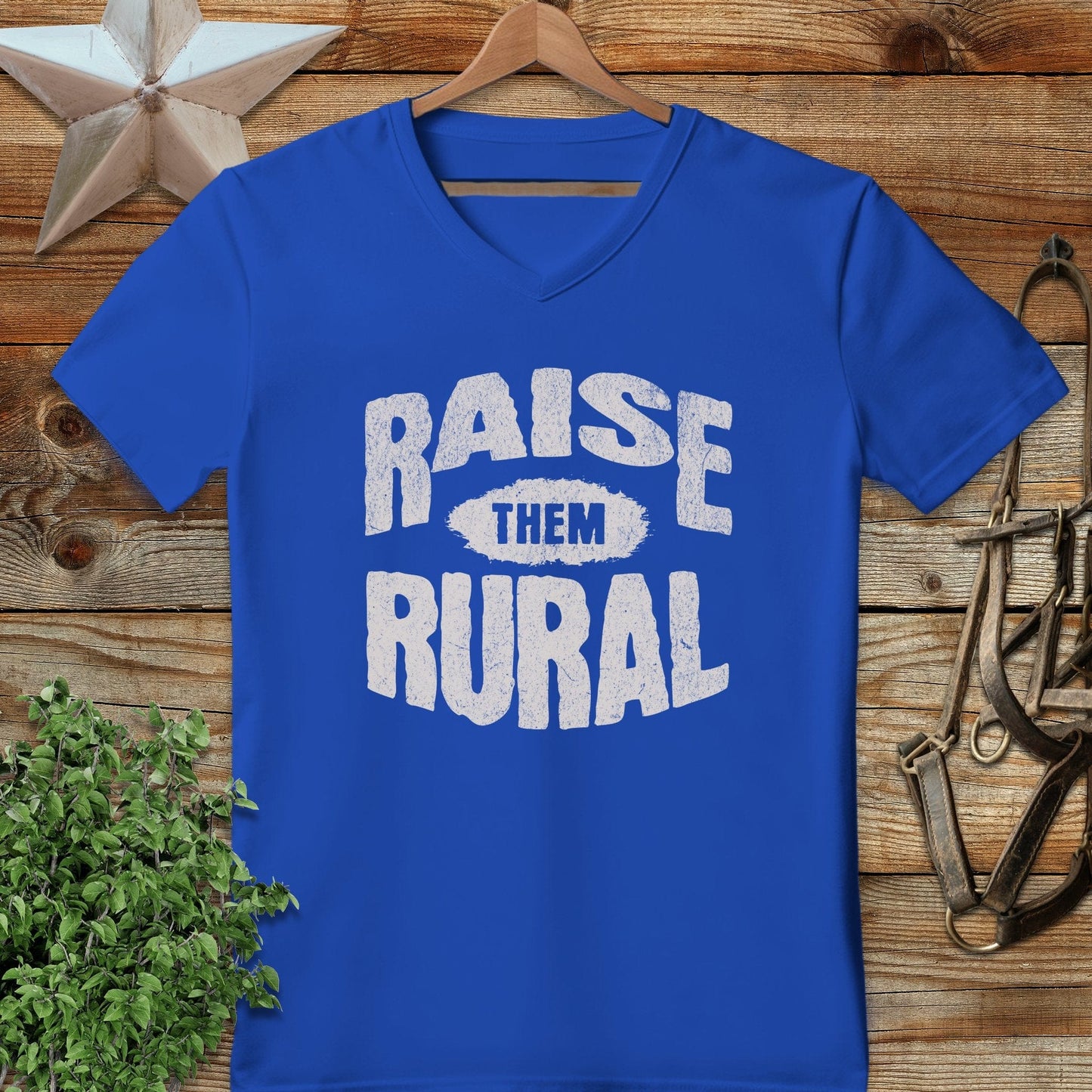 Raise Them Rural V-neck