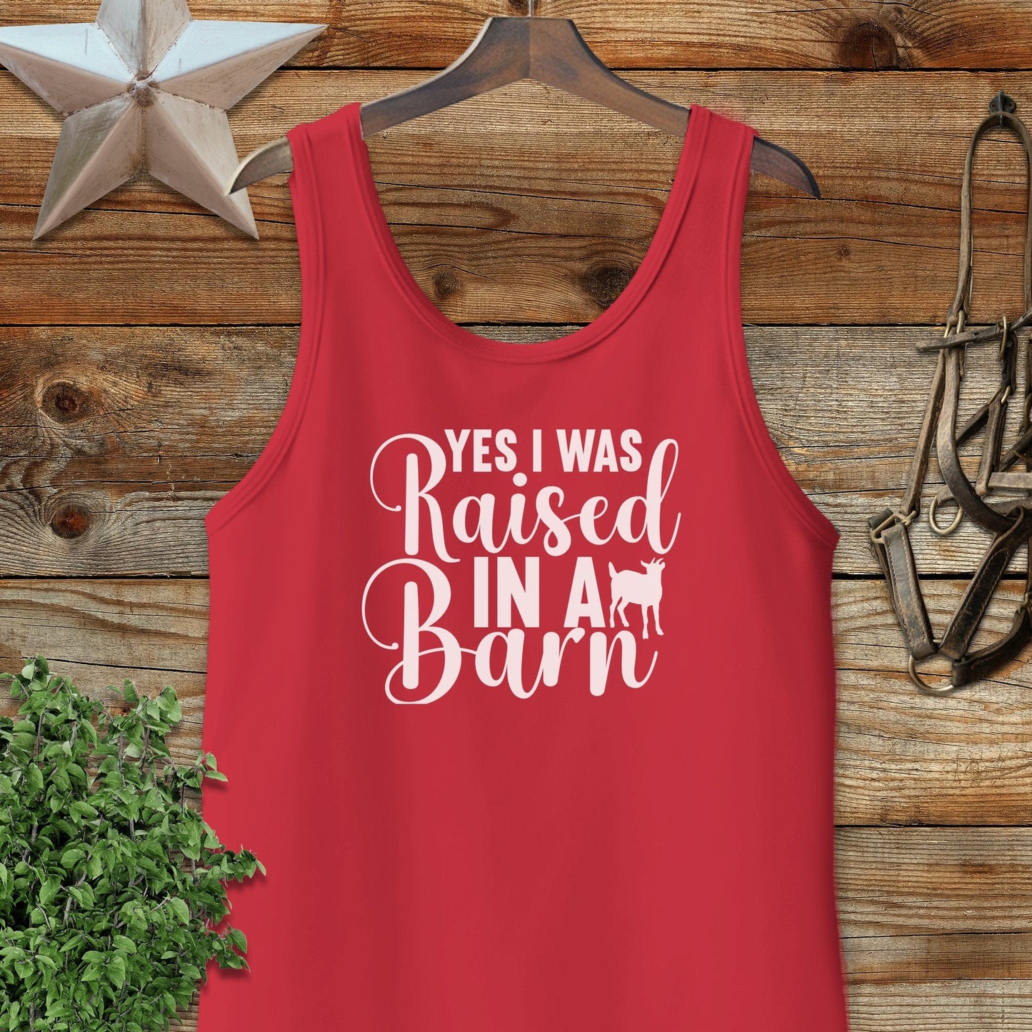 Raised In A Barn Tank Top