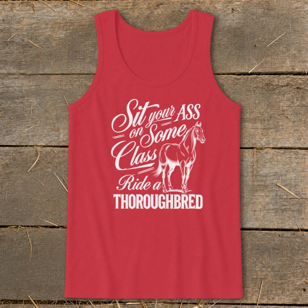 Ride a Thoroughbred Tank Top