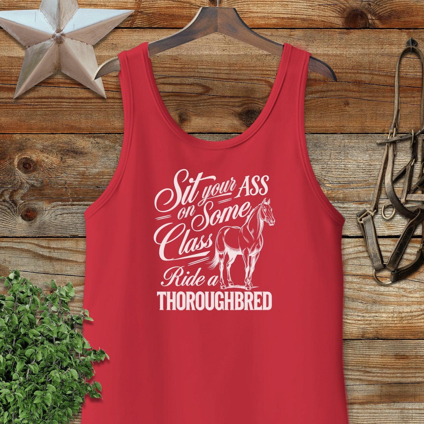 Ride a Thoroughbred Tank Top