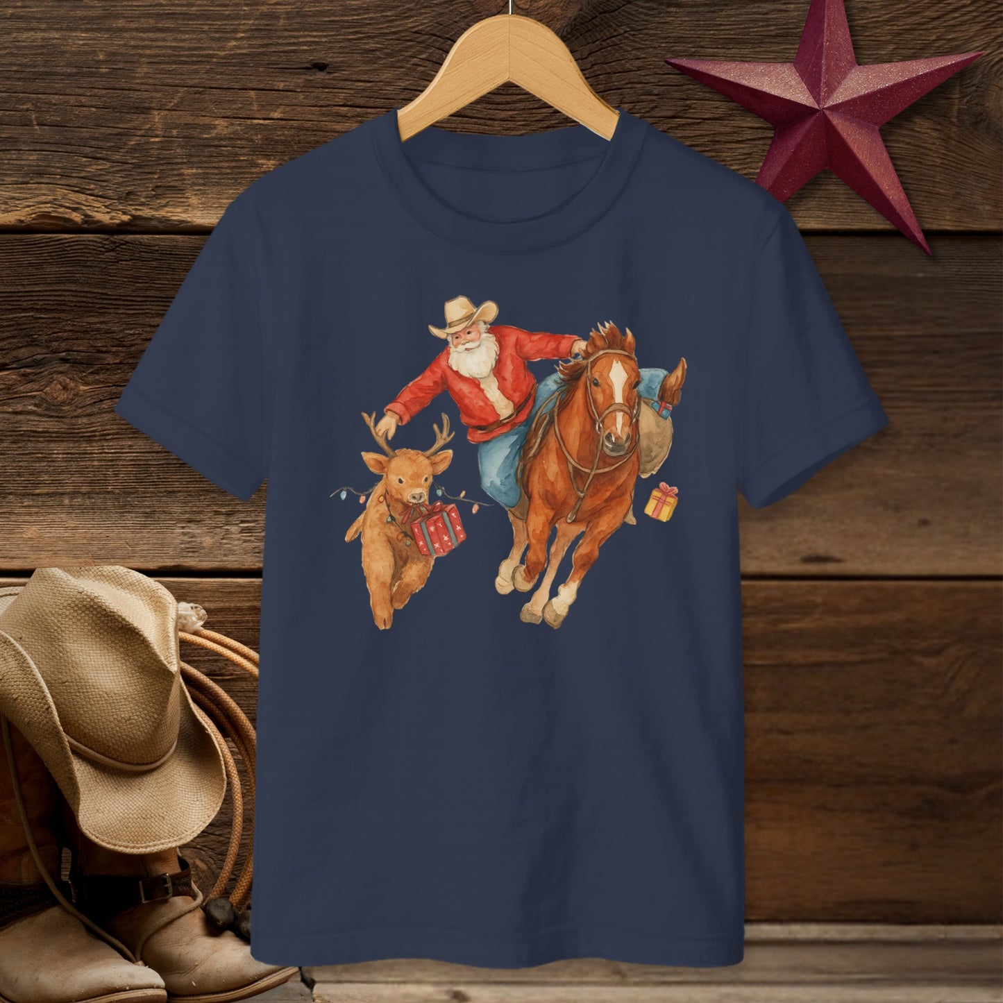 Rodeo Santa T-Shirt (Youth)