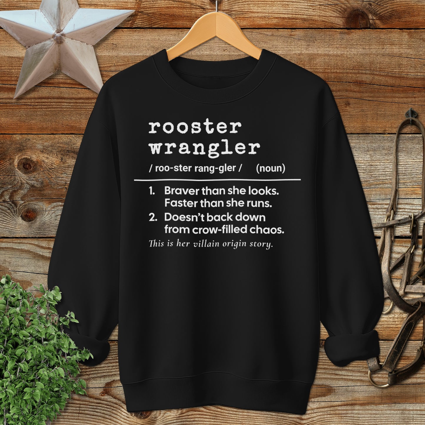 Rooster Wrangler Definition Sweatshirt