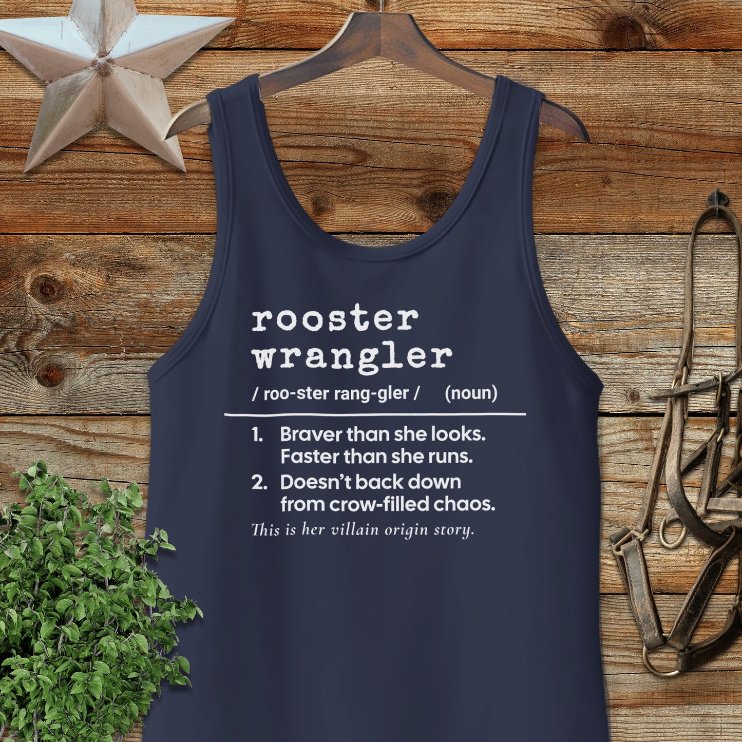 Rooster Wrangler Definition Tank Top