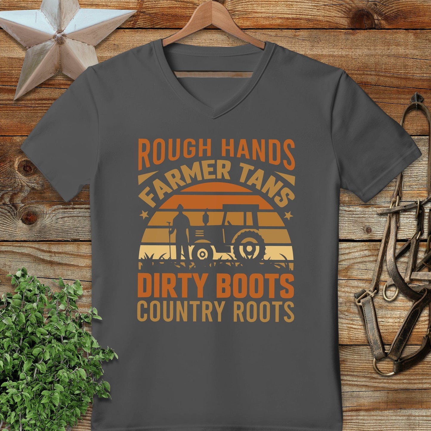 Rough Hands V-neck