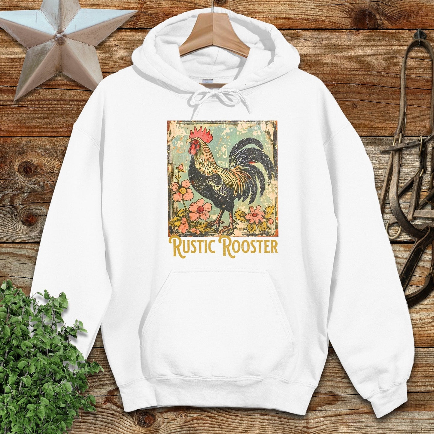 Rustic Rooster Hoodie