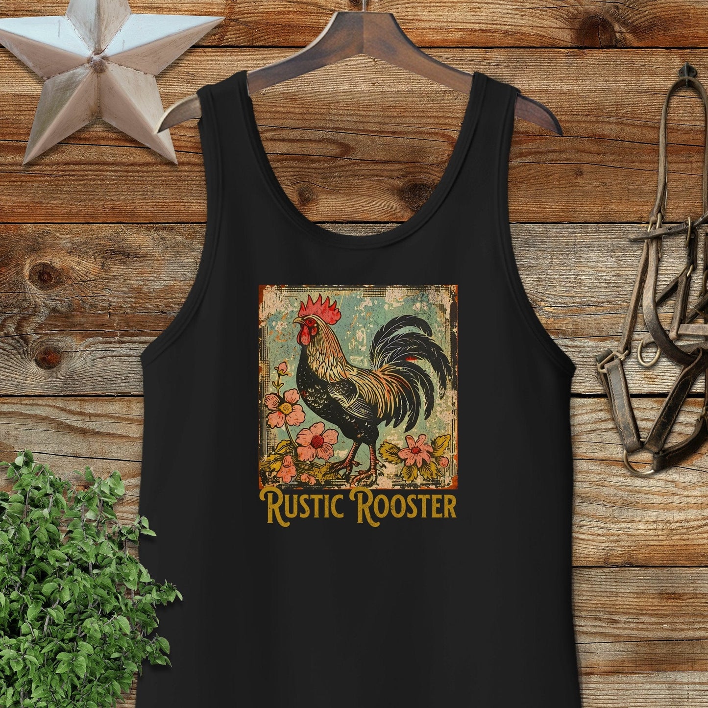 Rustic Rooster Tank Top