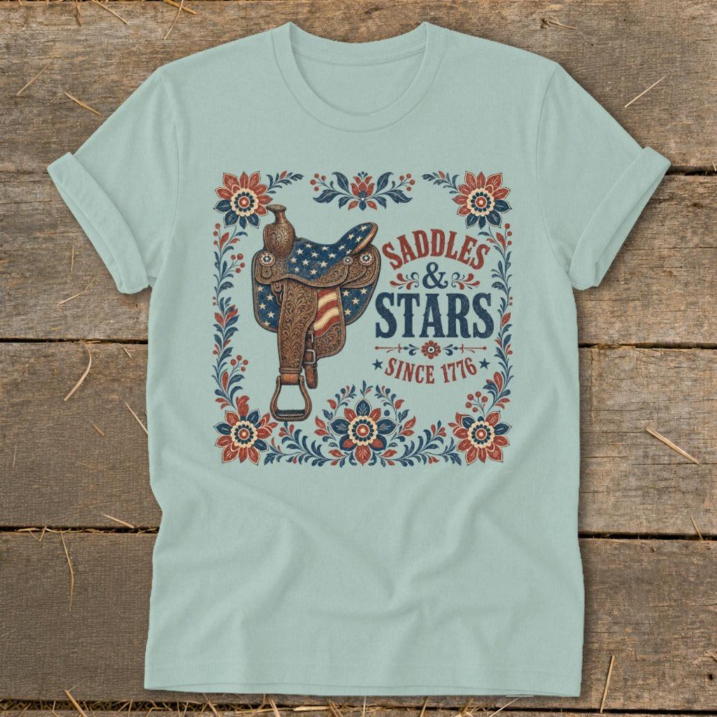 Saddles & Stars Softstyle Tee