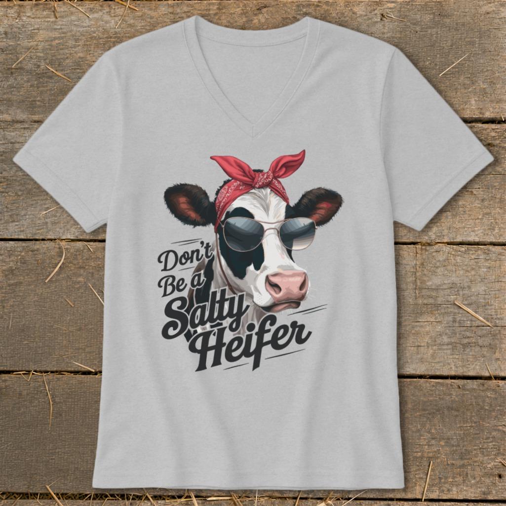 Salty Heifer V-neck