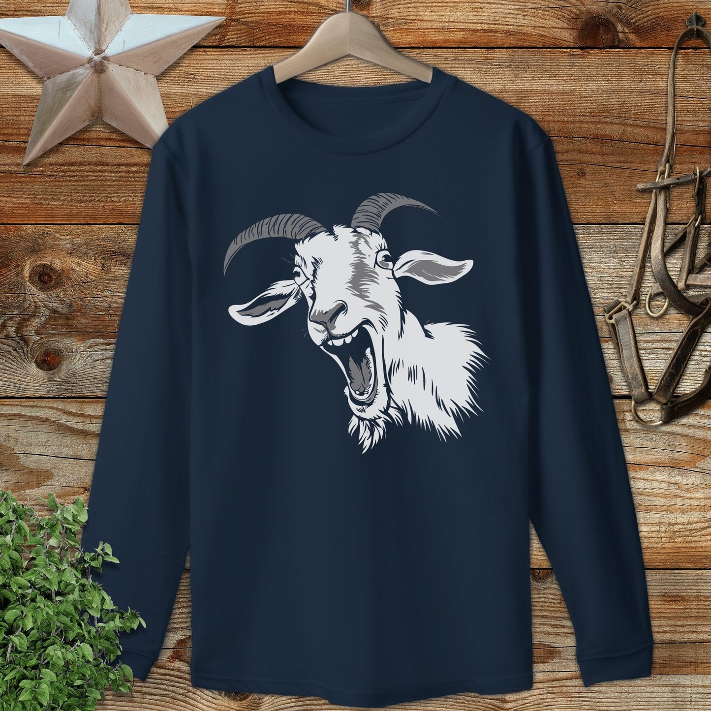 Screaming Goat Long Sleeve Tee