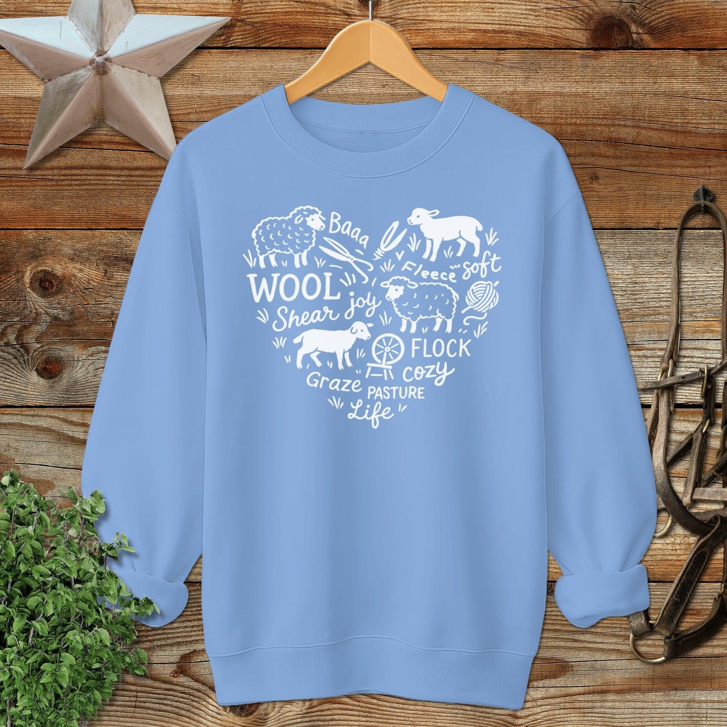 Sheep Farm Heart Sweatshirt