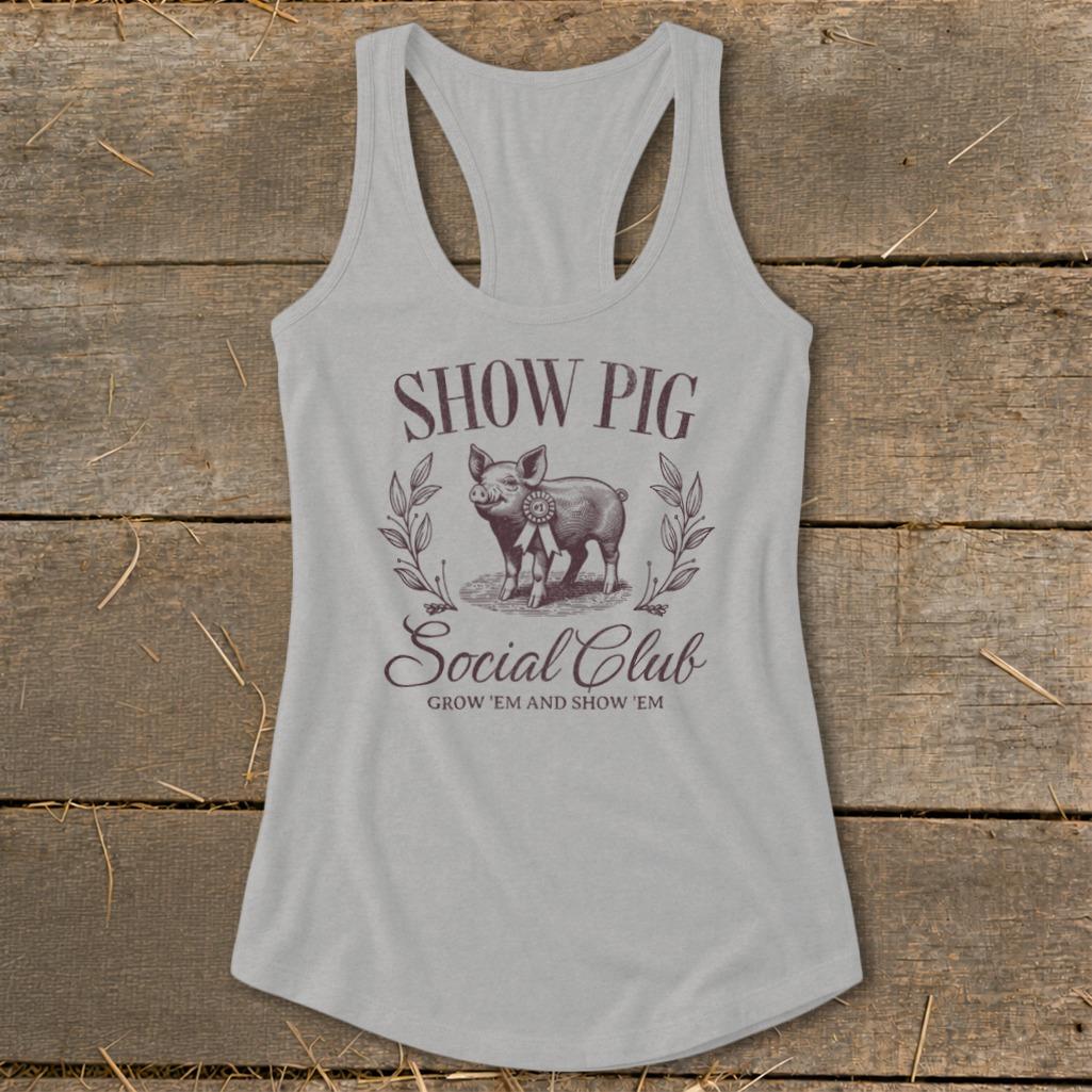 Show Pig Social Club Racerback Tank