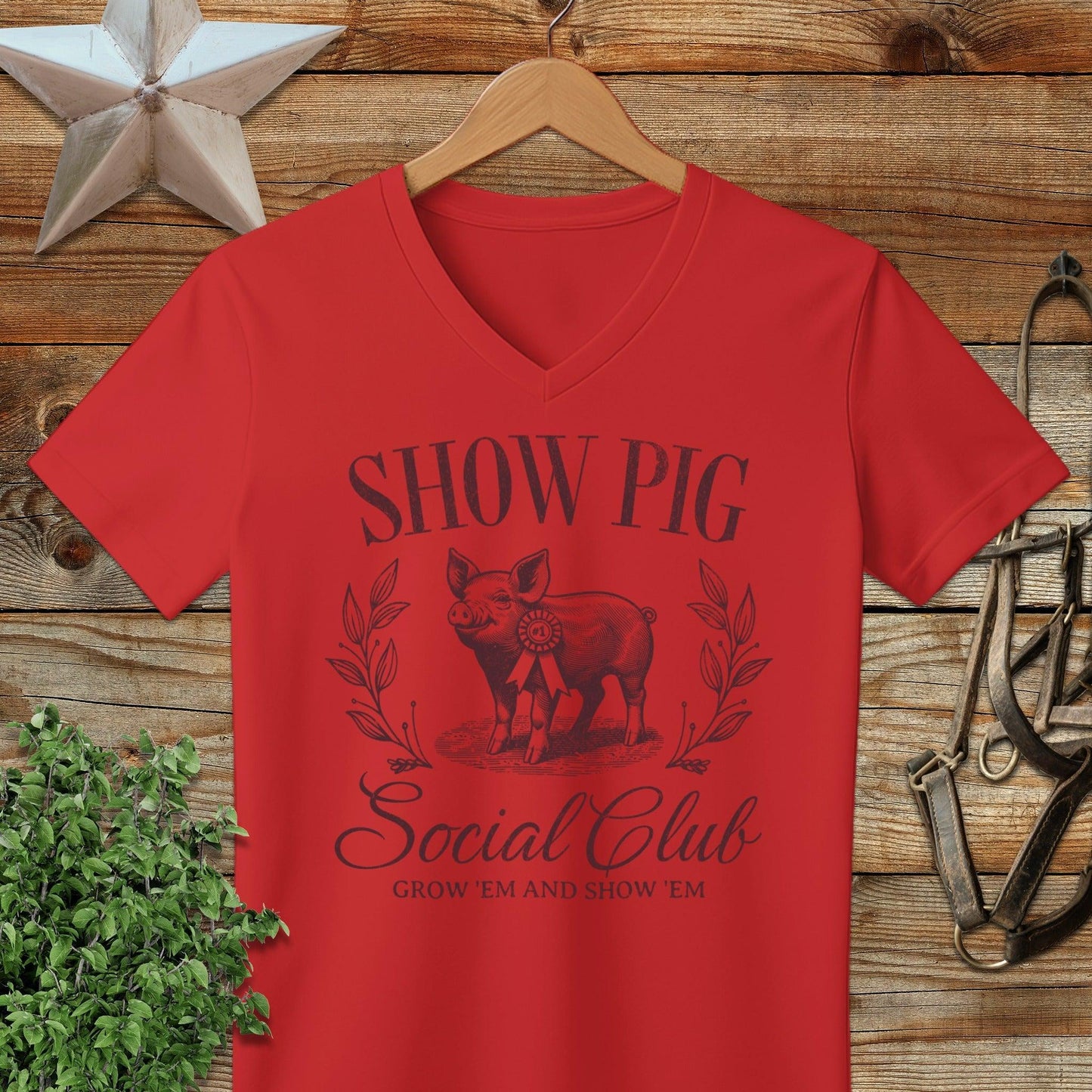 Show Pig Social Club V-neck