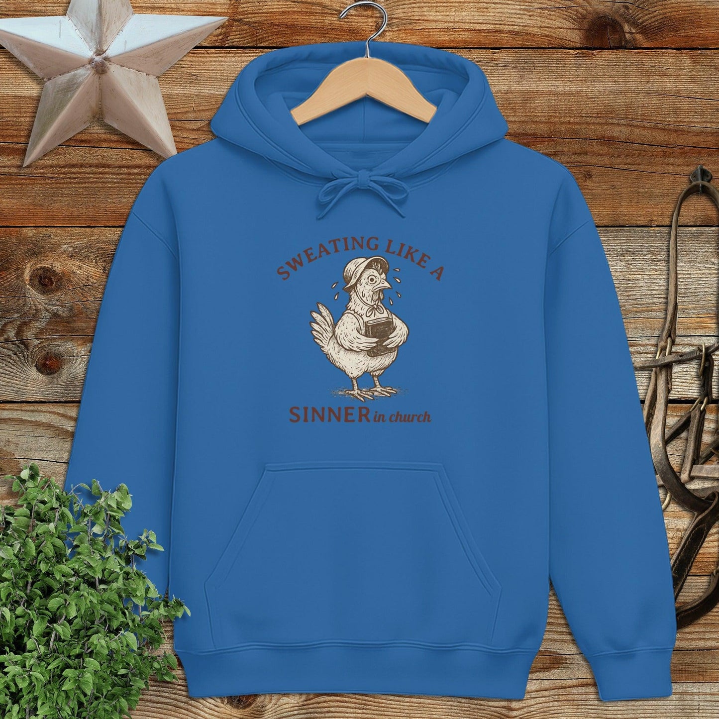 Sinner in Church Hoodie