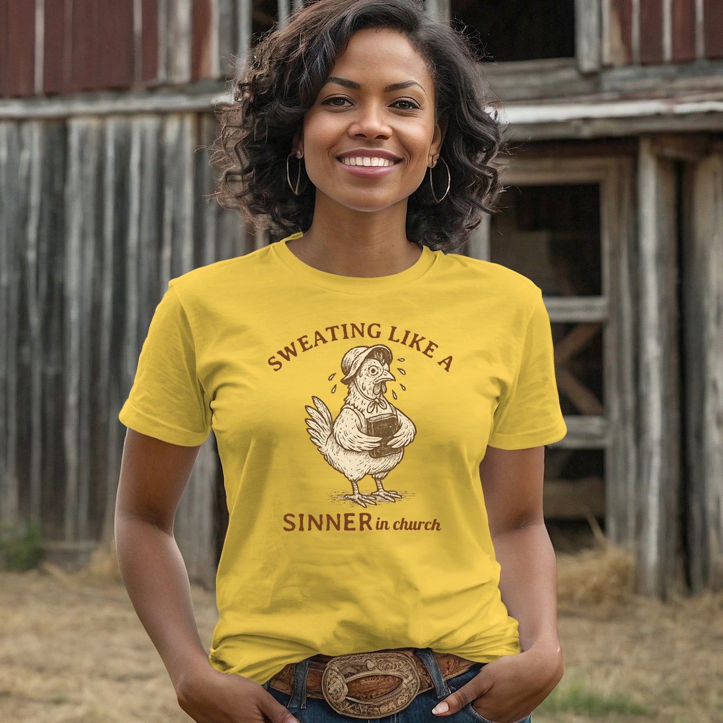 Sinner in Church T-shirt