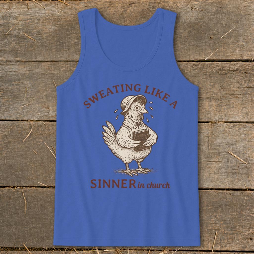 Sinner in Church Tank Top
