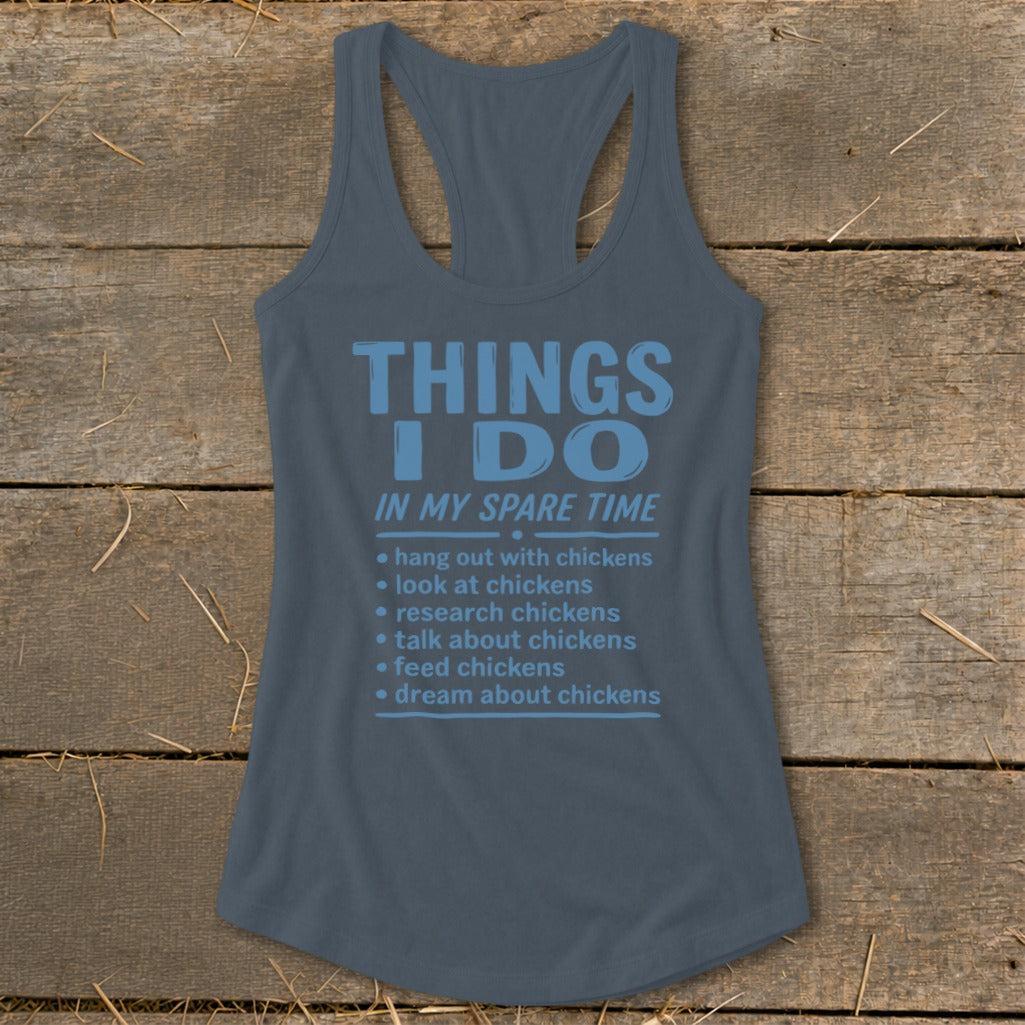 Spare Time Racerback Tank