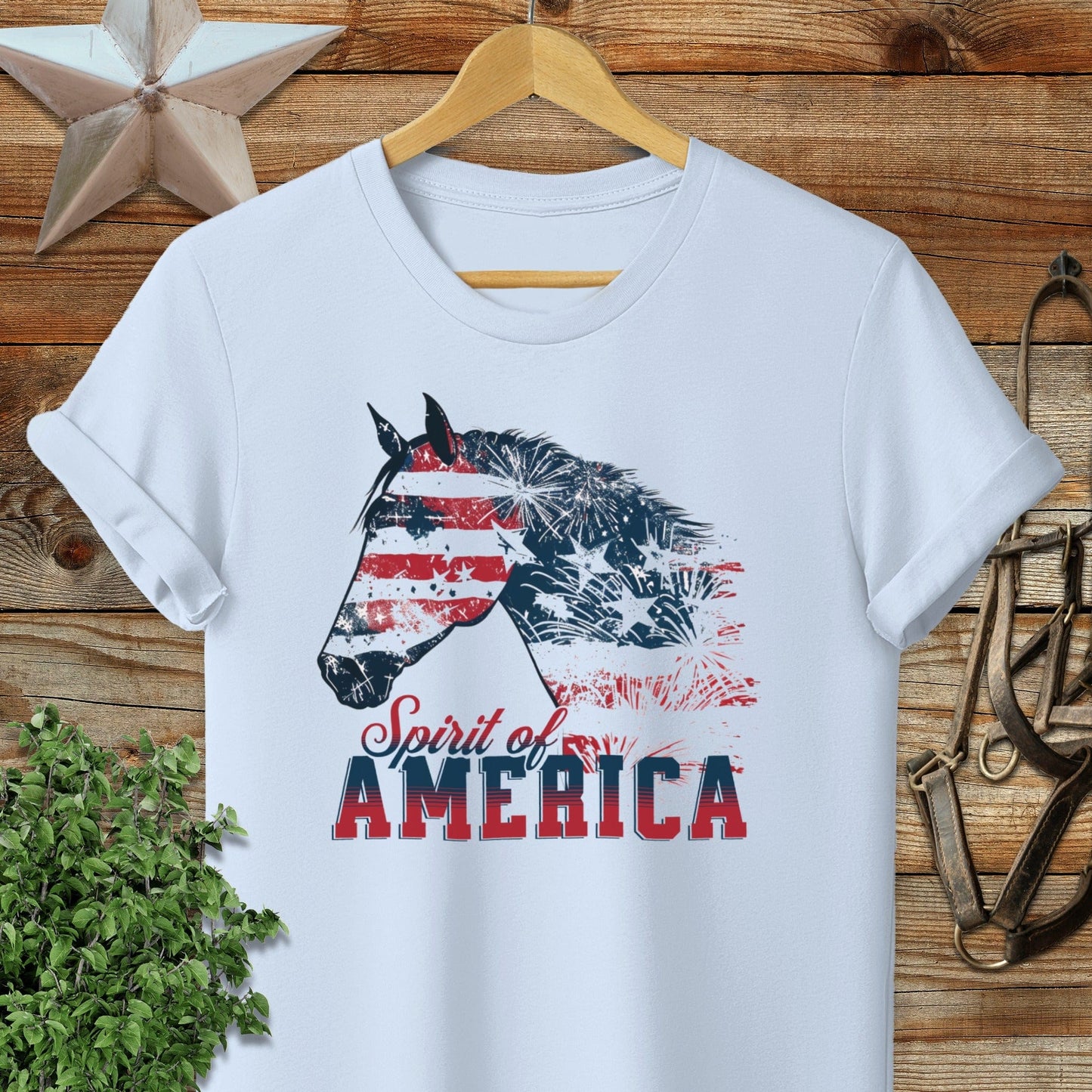 Spirt of America Horse T-shirt