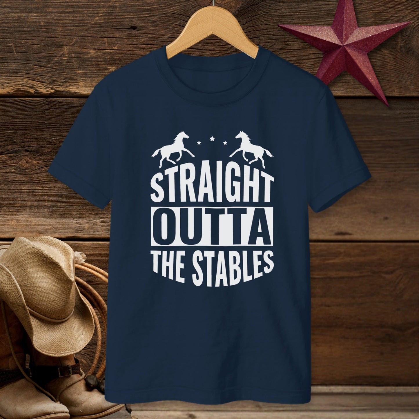 Straight Outta The Stables T-shirt (Youth)
