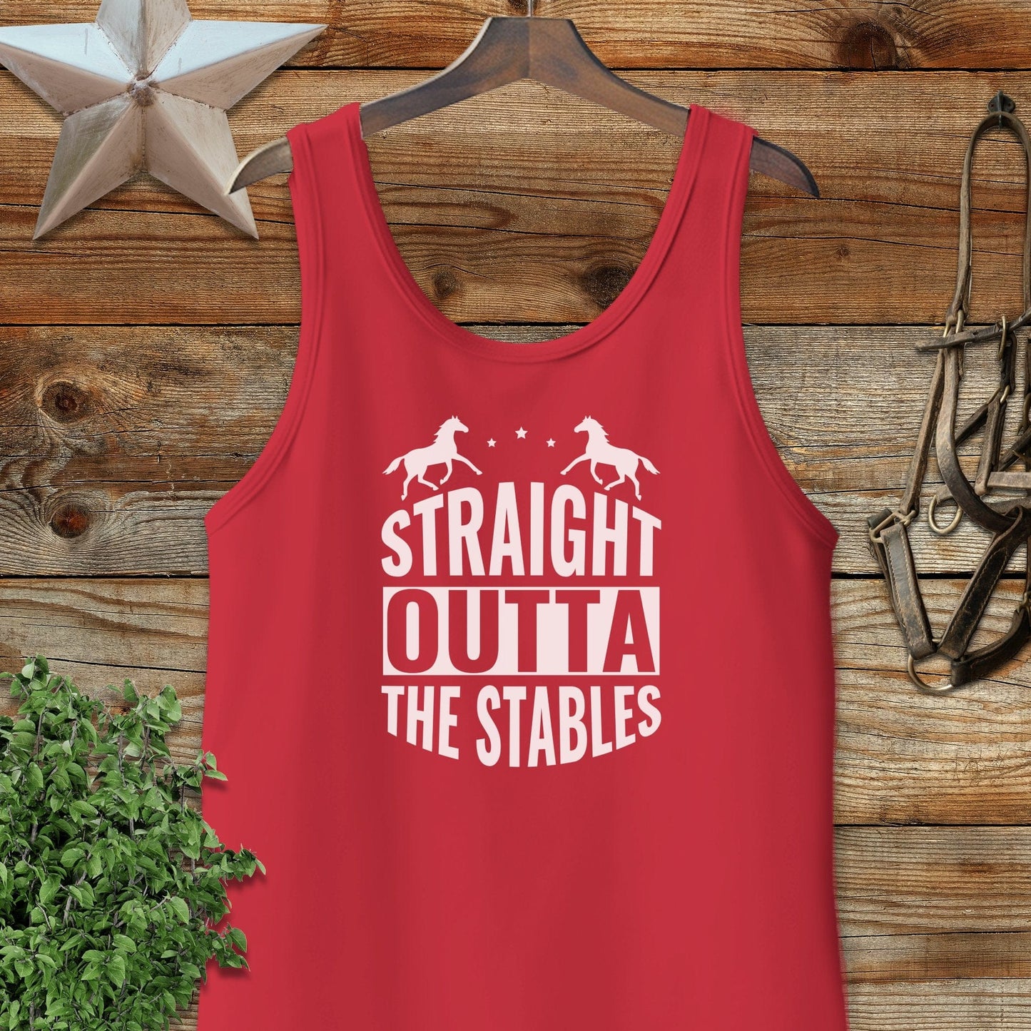 Straight Outta The Stables Tank Top