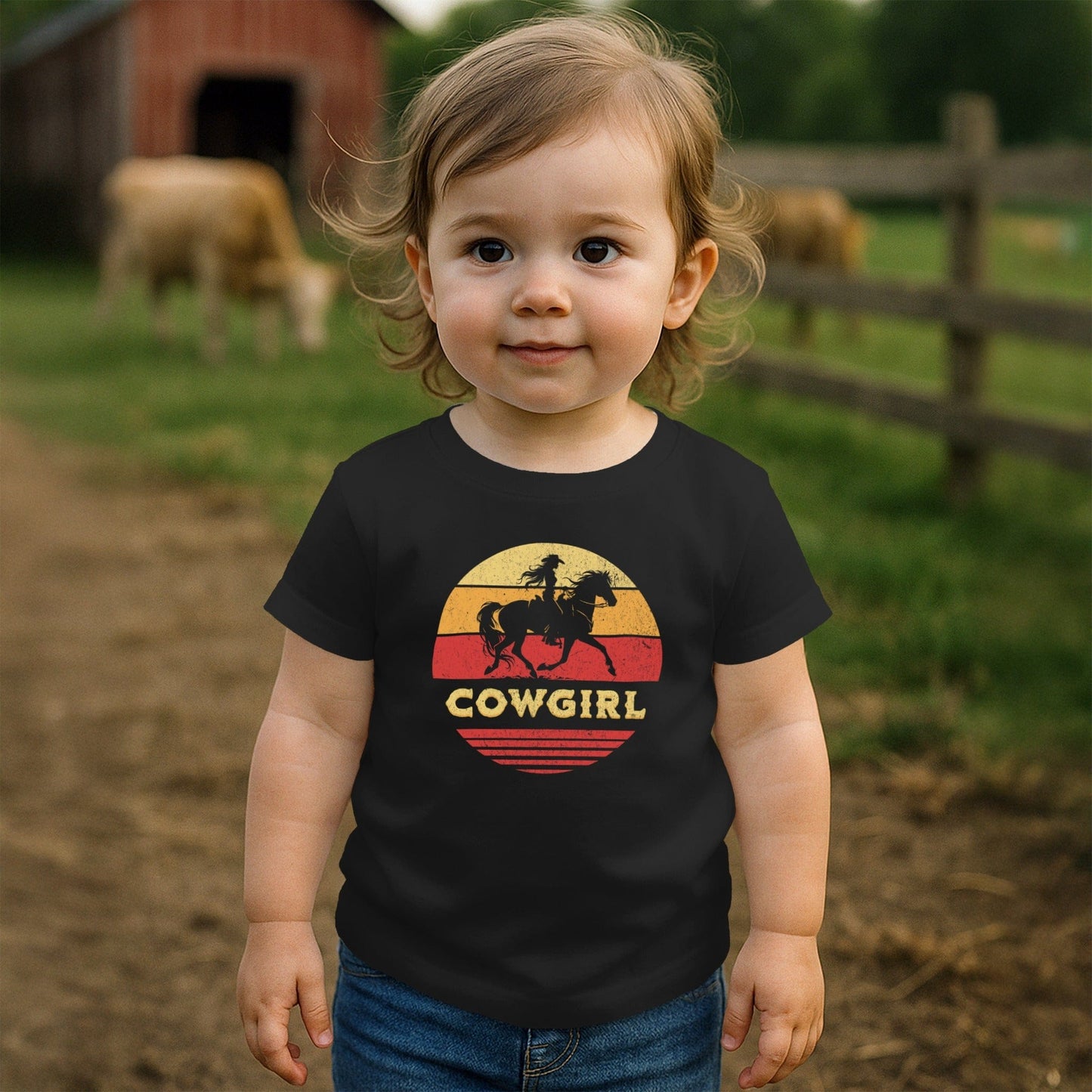 Sunset Cowgirl T-shirt (Toddler)